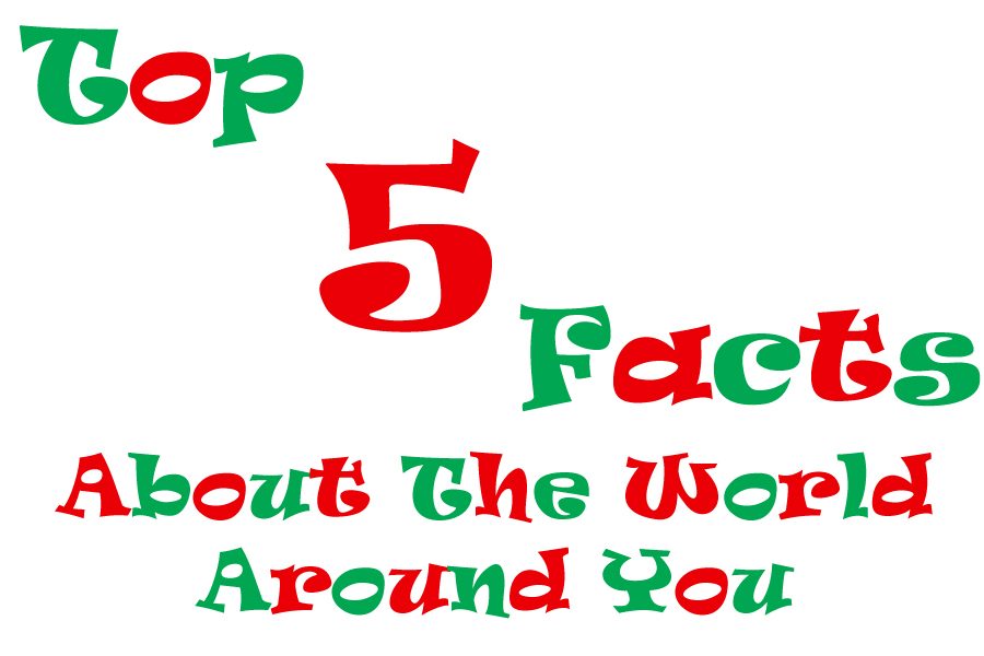 Top 5 Facts about the World around you! (Christmas Edition)