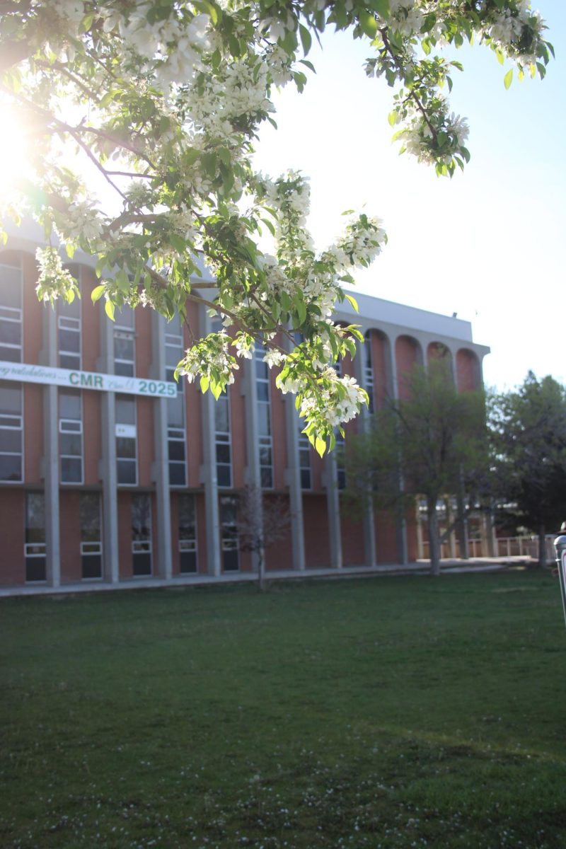 A beautiful Friday morning outside of CMR on May 9.
