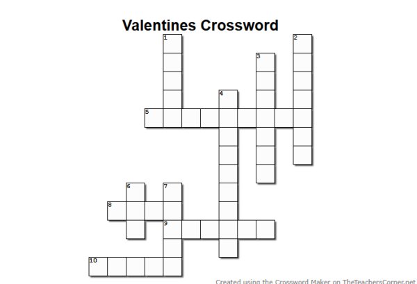 Valentine's Crossword Week of 02/02